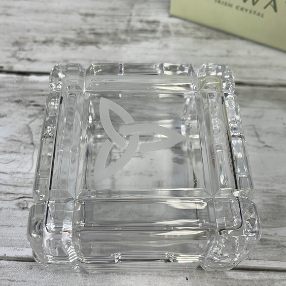 Other - TRINITY KNOT TRINKET BOX IRISH LEAD CRYSTAL